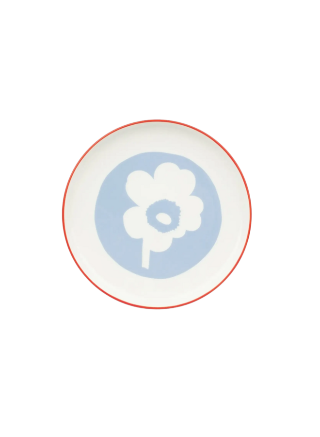 PLATE 20CM - 261 BLUE FLOWER - OIVA/UNIKKO 075415-153