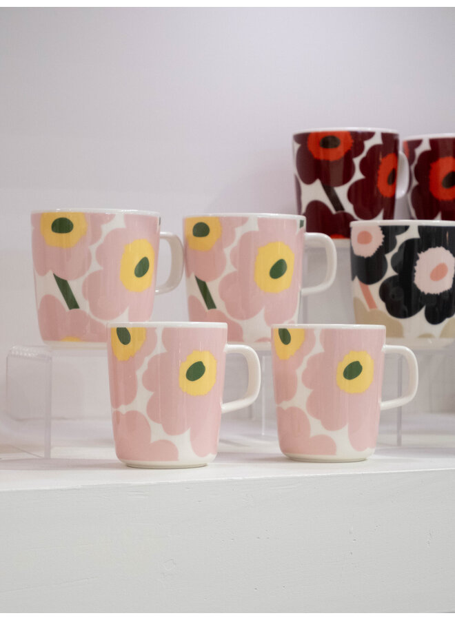 MARIMEKKO OIVA UNIKKO MUG 2.5DL – PINK & YELLOW