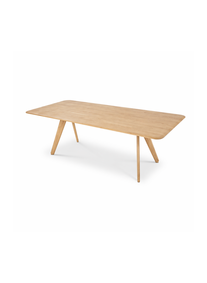 SLAB DINING TABLE – NATURAL OAK