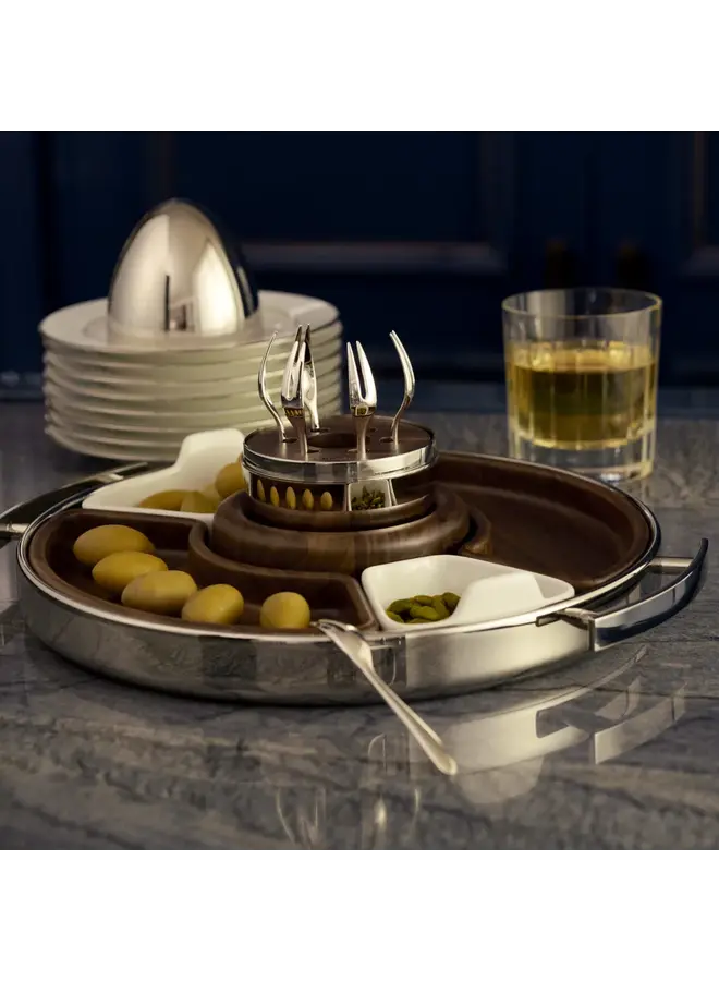 CHRISTOFLE MOOD YUMMY COCKTAIL FORK SET (6PCS) – SILVER-PLATED FLATWARE