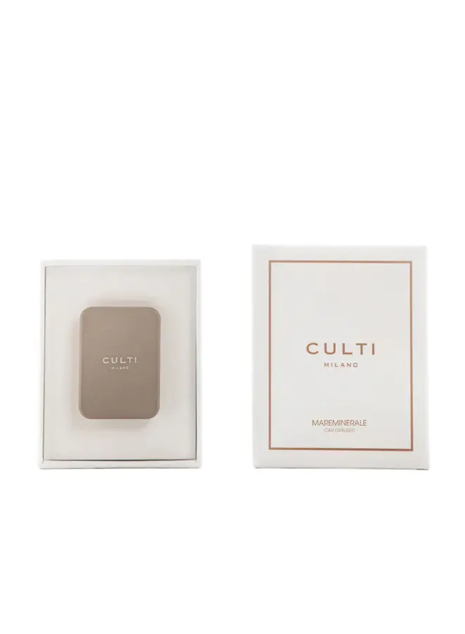 CULTI MILANO Car Diffuser Taupe Leather