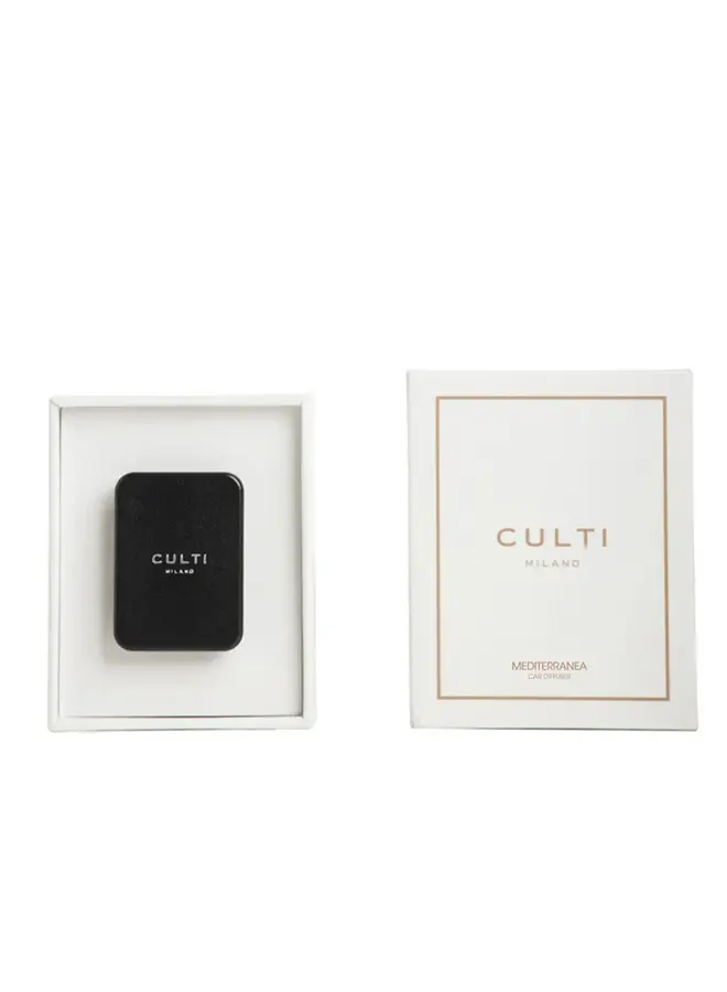 CULTI MILANO Car Diffuser Black Leather