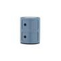 SIDETABLE - COMPONIBILI NEW COLORS 2 DRAWER SKY BLUE