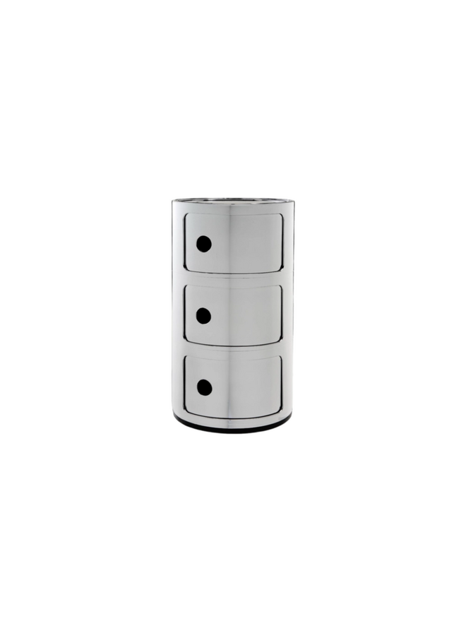 SIDE TABLE - COMPONIBILI METAL 3 DRAWER