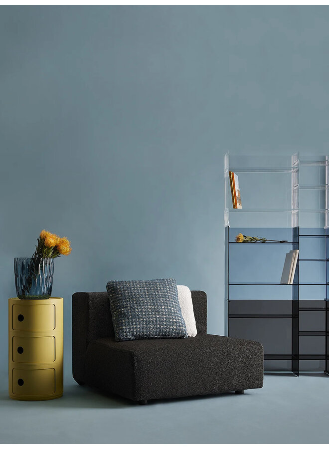 KARTELL COMPONIBILI METAL 2 DRAWER SIDE TABLE
