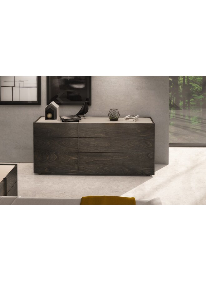 HUPPÉ PLANK 6 DRAWER DRESSER WOOD