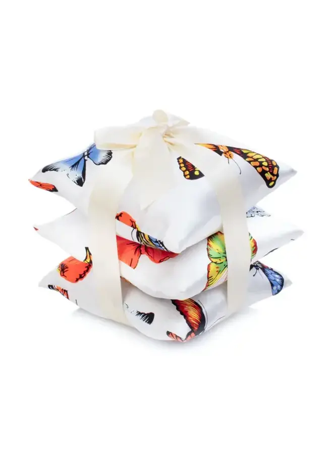 elizabeth W - SILK SACHET SET - BUTTERFLY
