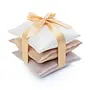 elizabeth W - SILK SACHET SET - GOLD/IVORY/SLVR