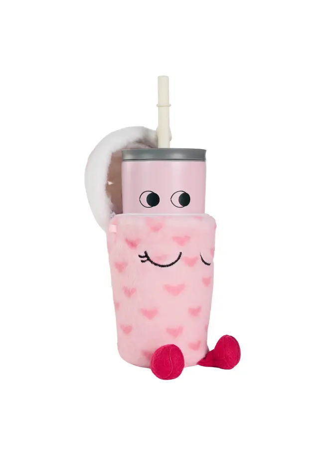 ASOBU PLUSHIE SIPPY CUP – LULU THE LOVE BUG 12OZ / 355ML