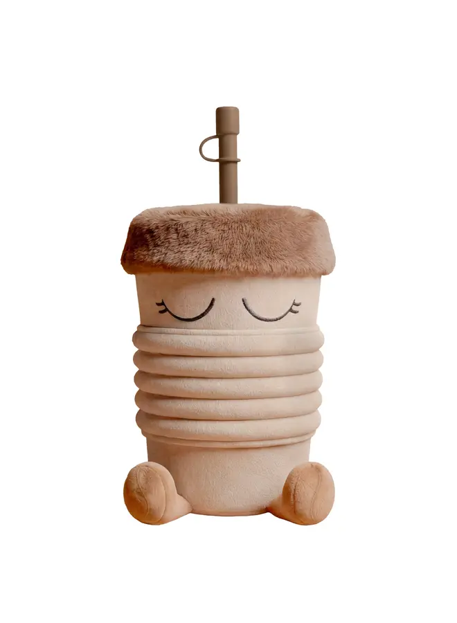 PLUSHIE SIPPY CUP – BREWSTER THE BOLD 12OZ / 355ML