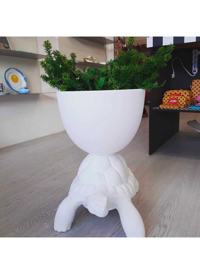 QEEBOO TURTLE CARRY PLANTER & CHAMPAGNE COOLER