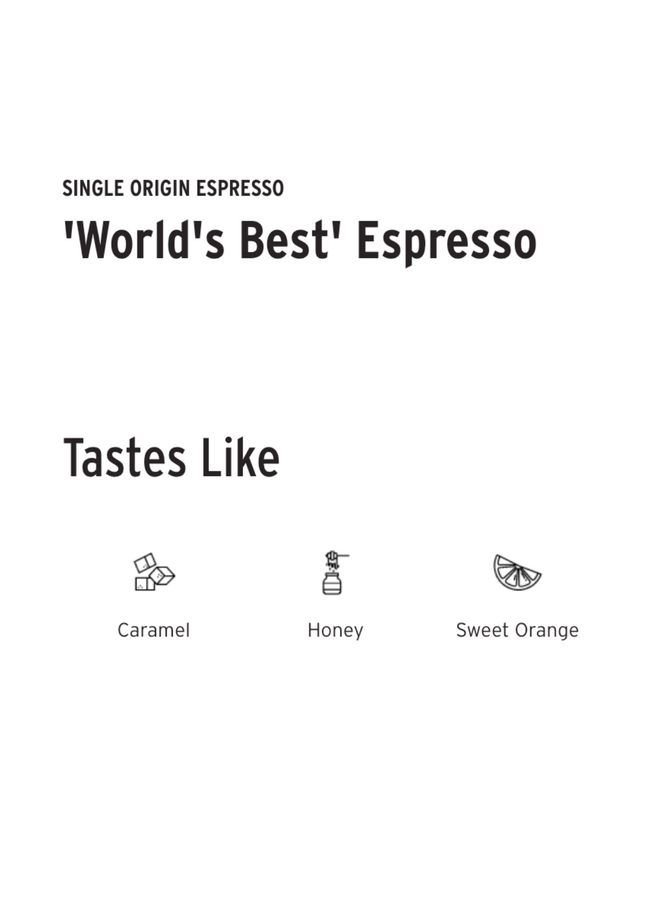 WORLD'S BEST ESPRESSO