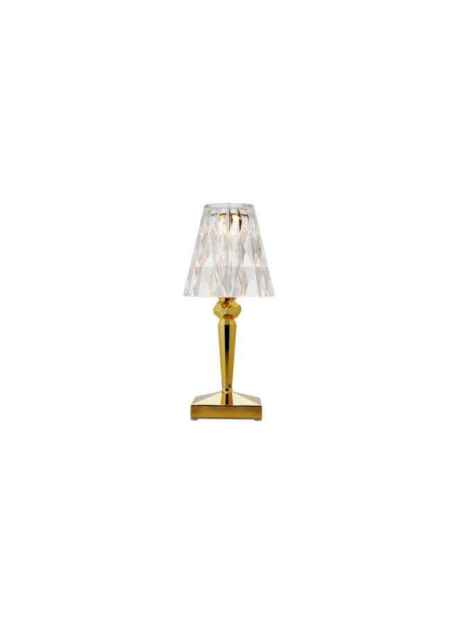 TABLE LAMP - BATTERY TRANSPARENT