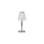 TABLE LAMP - BATTERY TRANSPARENT