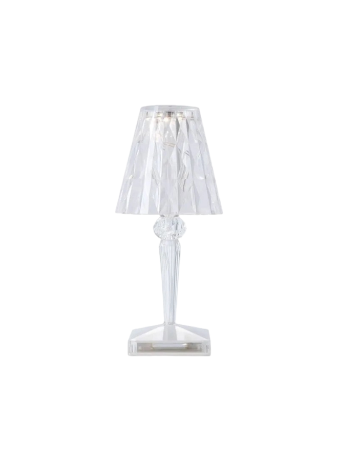 KARTELL BATTERY TABLE LAMP – TRANSPARENT SMOKED