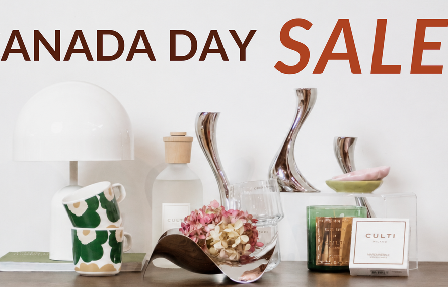 Canada Day Sale — Celebrate Summer with 20% Off Selected Home Accessories