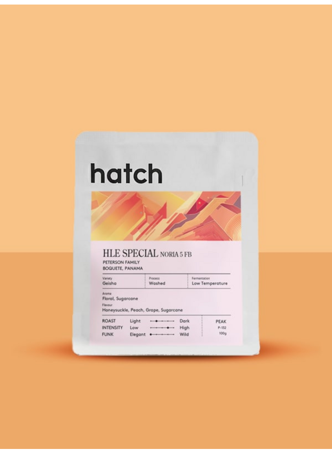 PANAMA, HACIENDA LA ESMERALDA NORIA 5 FB GEISHA WASHED 100G