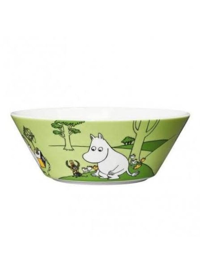 MOOMINTROLL GRASS GREEN BOWL 15CM