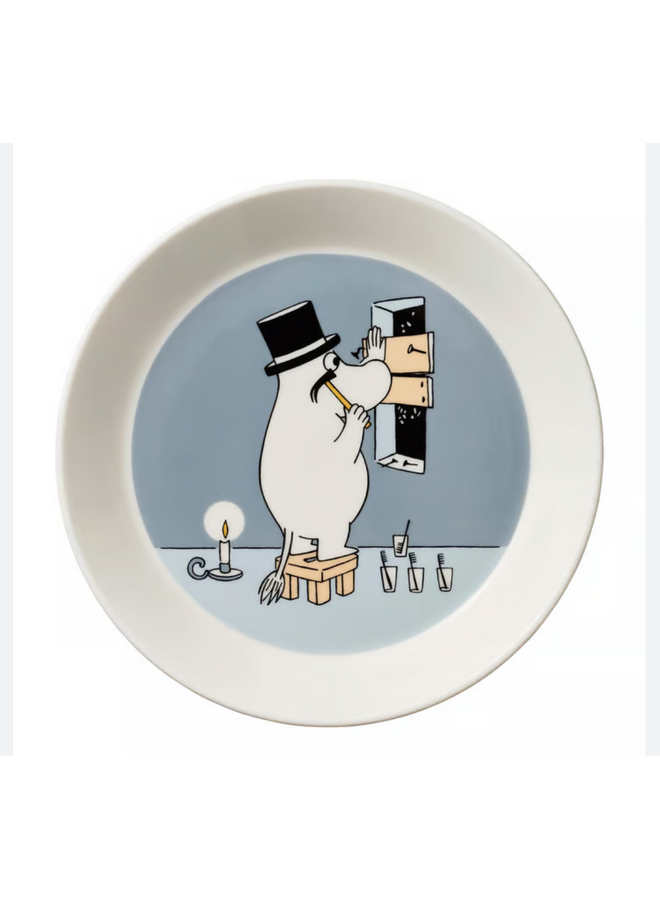 MOOMINPAPPA GREY PLATE 19CM
