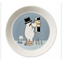 MOOMIN MOOMINPAPPA GREY PLATE 19CM