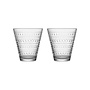 IITTALA KASTEHELMI CLEAR TUMBLERS SET OF 2