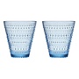 IITTALA KASTEHELMI AQUA TUMBLERS SET OF 2