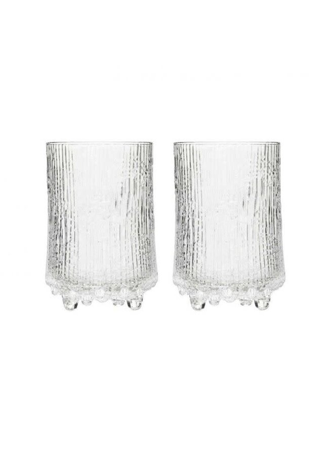 IITTALA ULTIMA THULE HIBALL GLASS SET OF 2