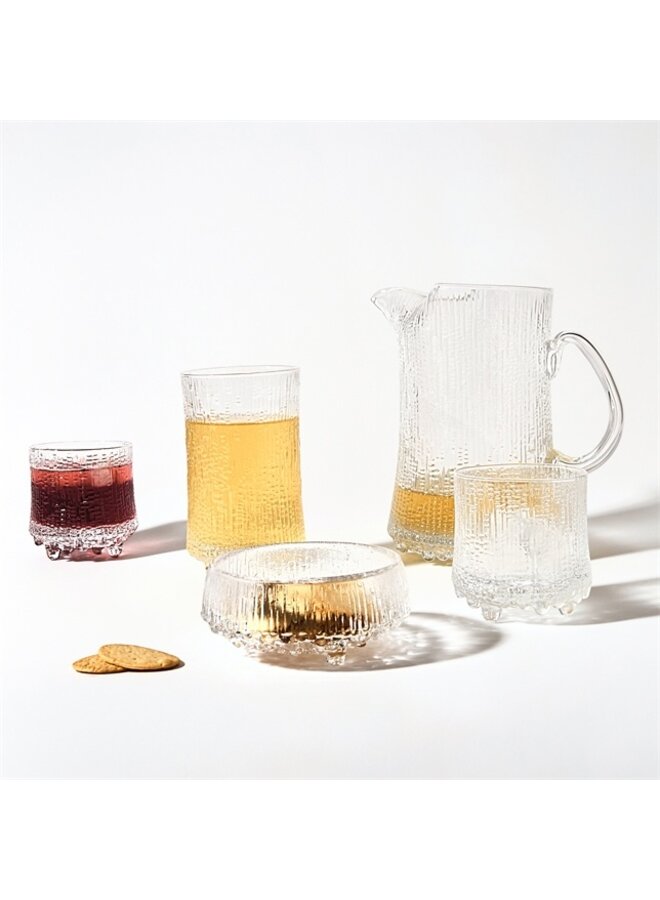 IITTALA ULTIMA THULE HIBALL GLASS SET OF 2