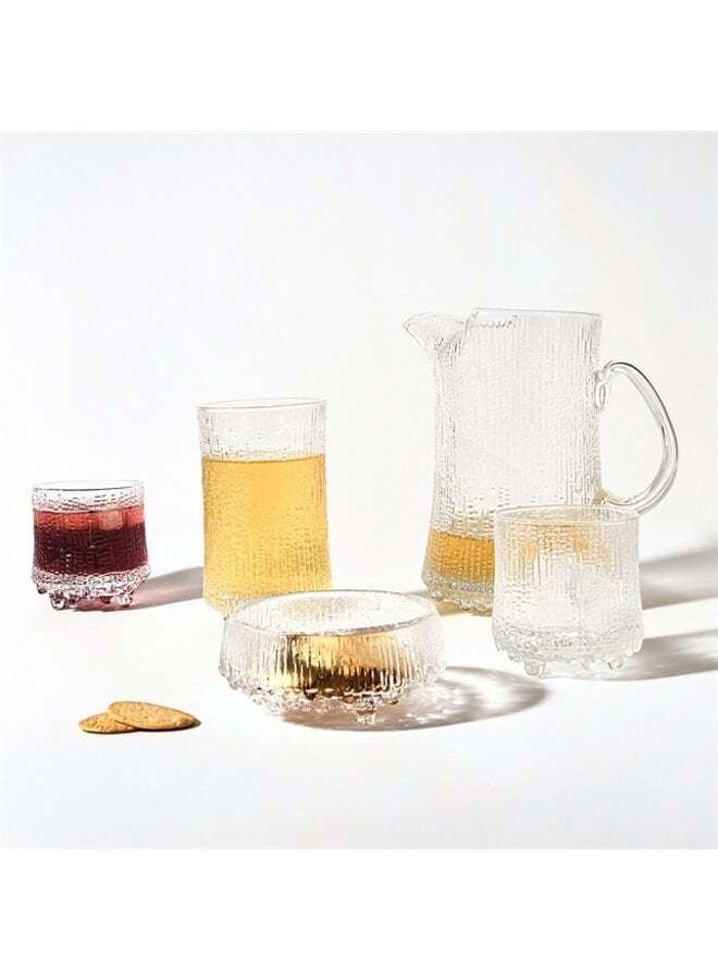 IITTALA ULTIMA THULE HIBALL GLASS SET OF 2