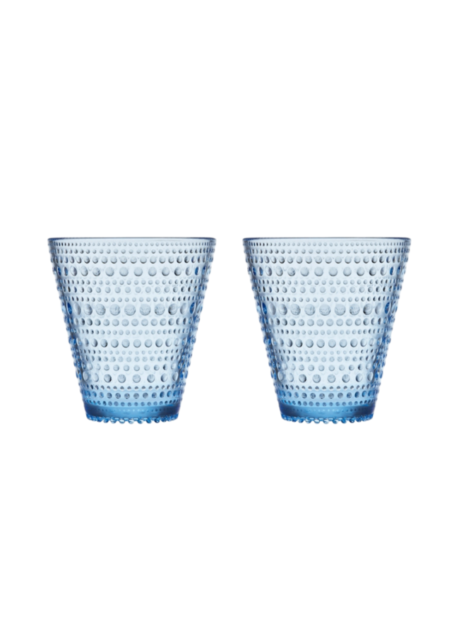 IITTALA KASTEHELMI AQUA TUMBLERS SET OF 2