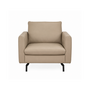 NATUZZI EDITIONS PREMURA LEATHER ARMCHAIR