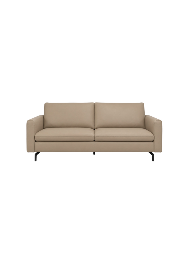 NATUZZI EDITIONS PREMURA LEATHER LOVESEAT