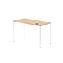 OFFICE DESK - EFLOAT QUATTRO SIT-STAND DESK 23''X46'' | BASE: WHITE | WOODGRAIN LAMINATE,NATURAL RIFT OAK , NO SMART CHANNEL - HUMANSCALE