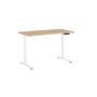 OFFICE  DESK - EFLOAT GO 2.0 SIT-STAND DESK 24''X48''  | BASE: WHITE | WHITE OAK VENNER - HUMANSCALE