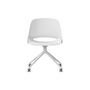 OFFICE DESK - TREA CHAIR WITH FOUR STAR BASE WHITE SHELL - HUMANSCALE