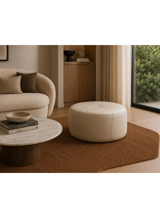 NATUZZI EDITIONS GAIA ROUND OTTOMAN