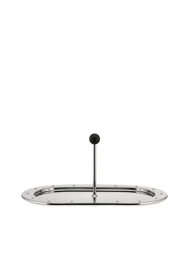 TRAY - TRAY IN 18/10 STAINLESS STEEL MIRROR POLISHED AND PA. - ALESSI