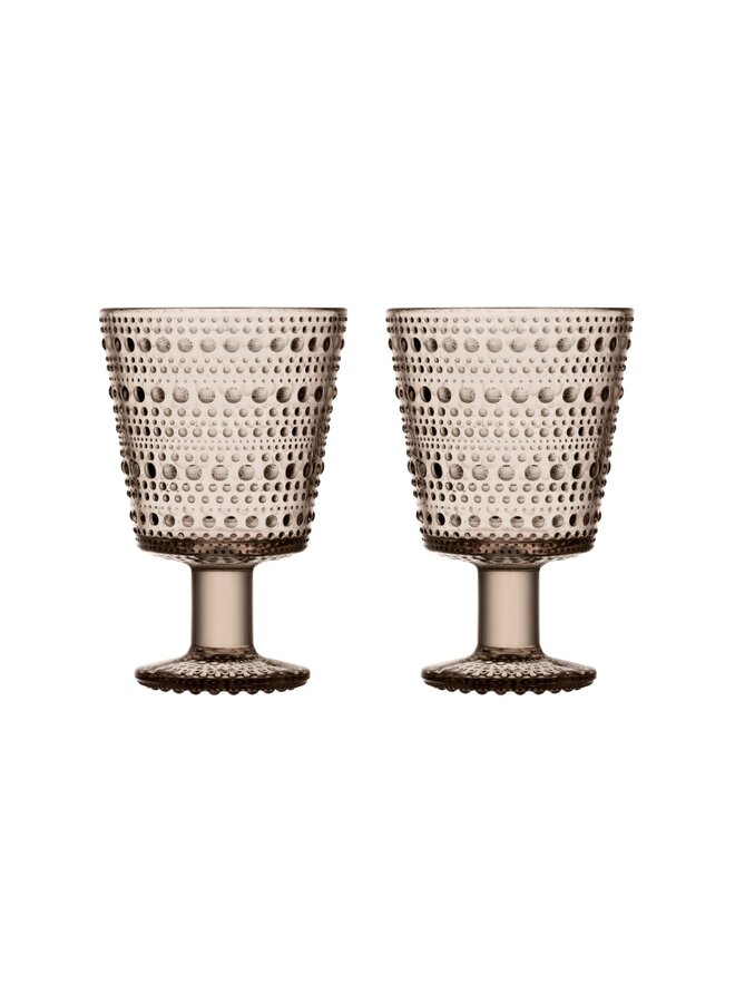 DRINKWARE - KASTEHELMI UNIVERSAL LINEN GLASS SET/2- IITTALA