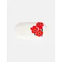 PLATE 17x32CM - 271 RED FLOWER- OIVA / UNIKKO 076944-001 M2 - MARIMEKKO