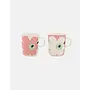 MUG 2.5DL 2PCS - 271 PINK FLOWER - OIVA/JUHLA UNIKKO 076759-136 M6 - MARIMEKKO