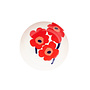 PLATE 16CM - 271  RED FLOWER- OIVA / UNIKKO 076941-001