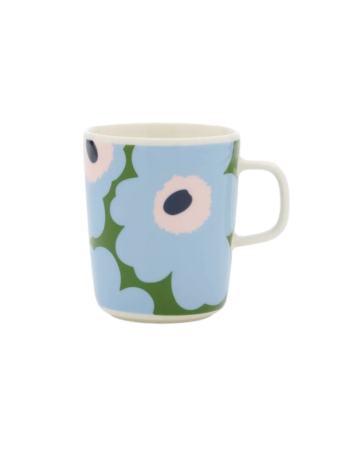 MUG 2.5DL - 271 WARM GREEN+BLUE FLOWER - OIVA/UNIKKO 076533-165