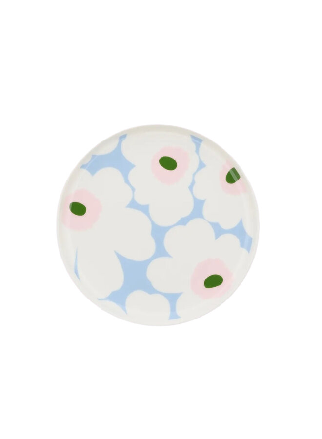 PLATE 20CM - 271 BLUE ROSE FLOWER - OIVA/UNIKKO M6 - 076537-153