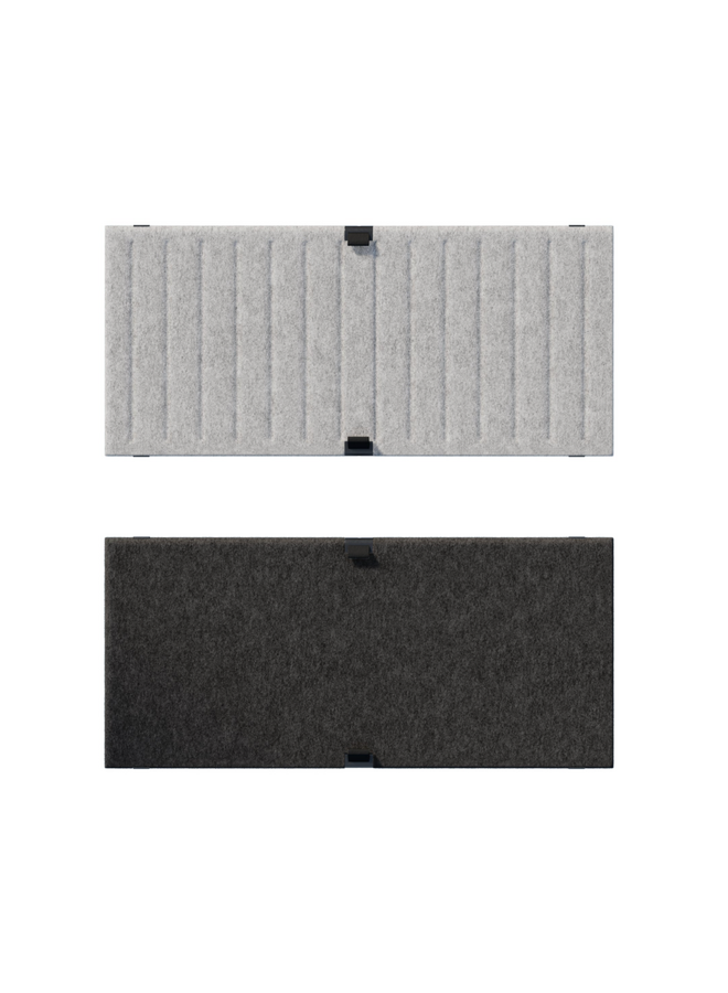 USM HALLER SOFT PANEL 30" DUO VERTICAL/PLAIN (QS)