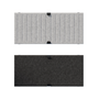 USM HALLER SOFT PANEL 30" DUO VERTICAL/PLAIN (QS)
