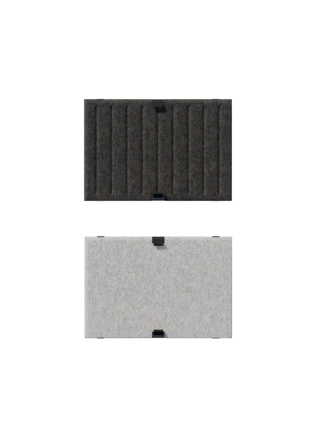 USM HALLER SOFT PANEL 20" DUO VERTICAL/PLAIN (QS)