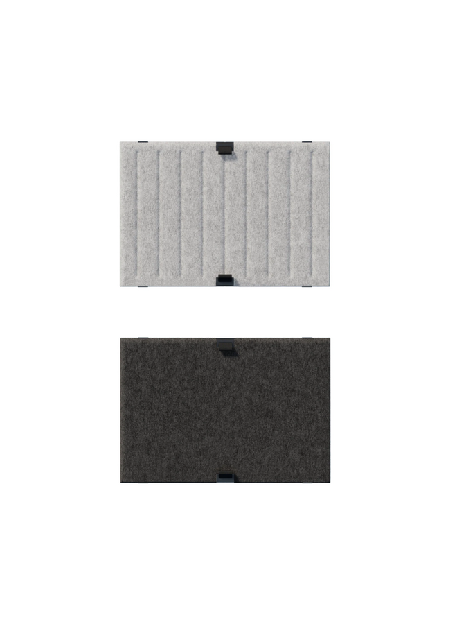 USM HALLER SOFT PANEL 20" DUO VERTICAL/PLAIN (QS)