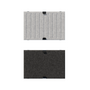USM HALLER SOFT PANEL 20" DUO VERTICAL/PLAIN (QS)