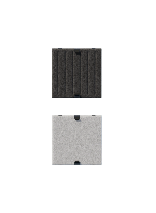 USM HALLER SOFT PANEL 14" DUO VERTICAL/PLAIN (QS)