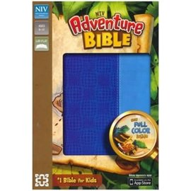 NIV Adventure Bible, Blue Leathersoft